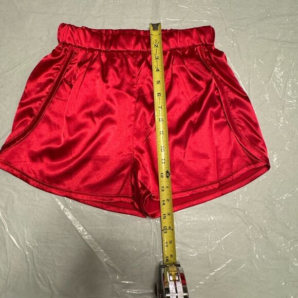 NWOT Pajama Short Set Color Red Size Small - Picture 8 of 12